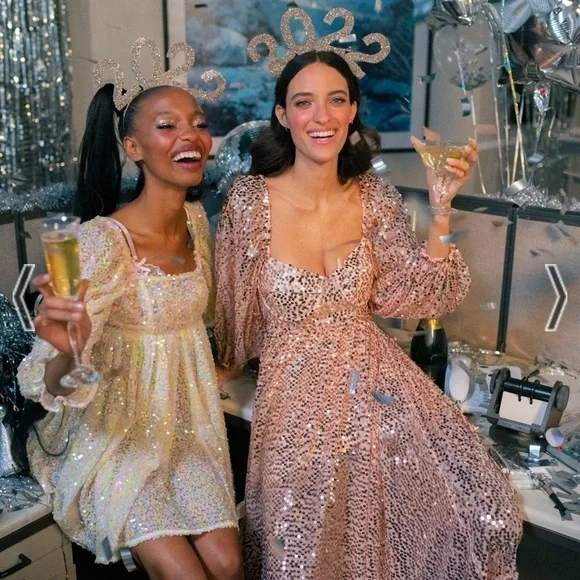 Selkie Rainbow Sequin Princess Gown Size Small - Picture 5 of 9